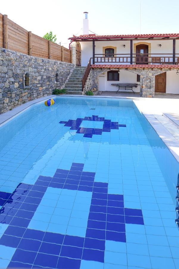 Villa Agia Rethymno Bagian luar foto