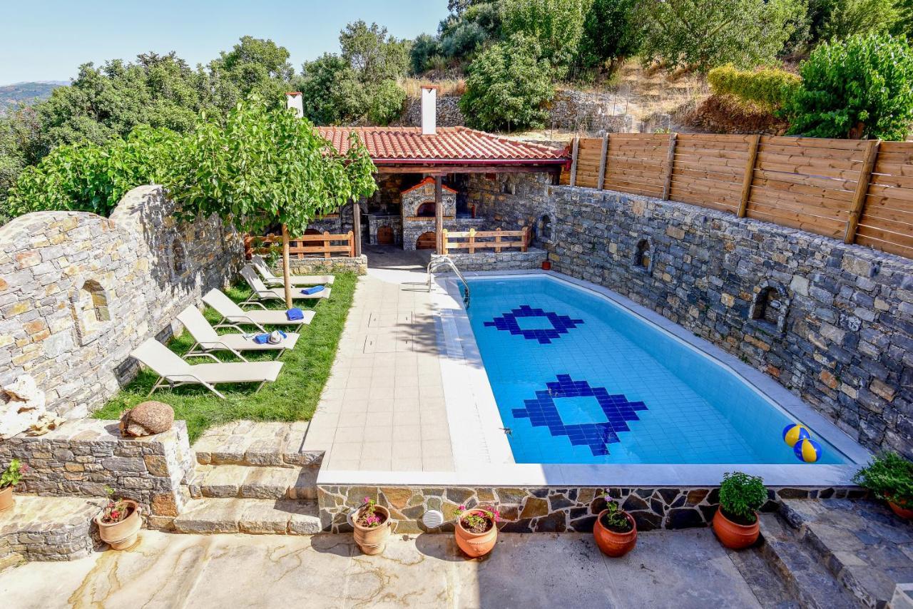 Villa Agia Rethymno Bagian luar foto