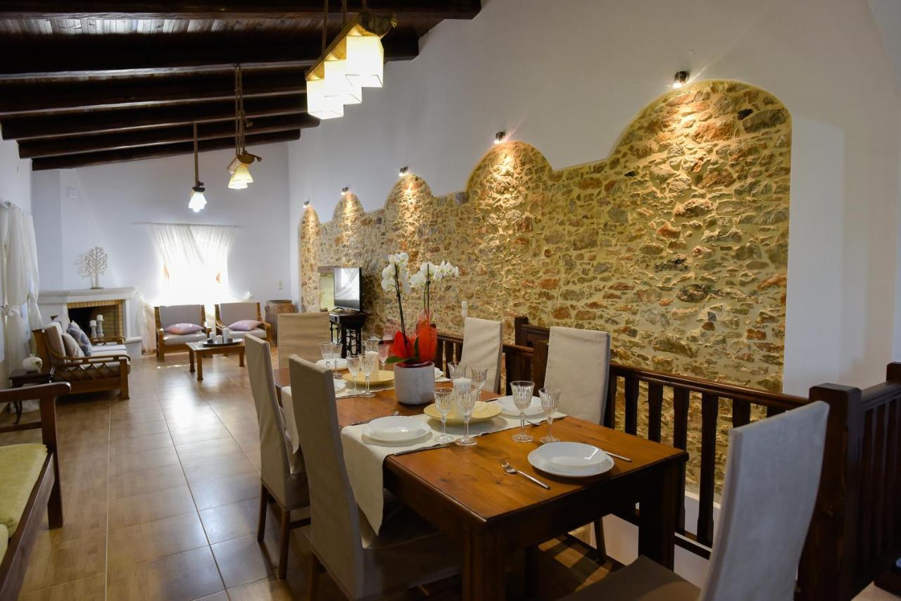 Villa Agia Rethymno Bagian luar foto